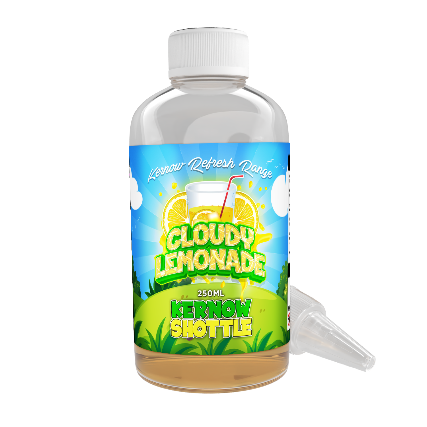 Cloudy Lemonade Shottle Flavour Shot by Kernow - 250ml